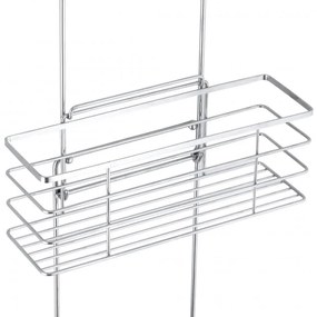 Erga Rafek, trojitá kúpeľňová polička do sprchy na zavesenie 30x12,5x71 cm, chrómová, ERG-YKA-CH.RAFEK-CHR