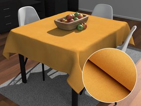 Biante Dekoračný štvorcový obrus BKW-211 Horčicový žíhaný 90x90 cm