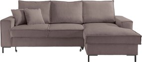 XXXLutz ROHOVÁ SEDAČKA, textil, sivohnedá P & B - Sedačky - 002310021703