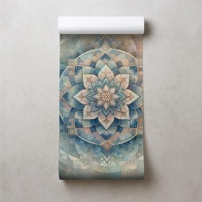 Tapeta mandala v pastelových tónoch