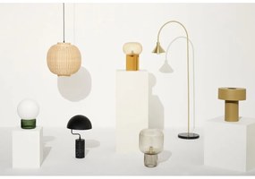 Bielo-zelená stolová lampa (výška 33 cm) Sphere – Hübsch