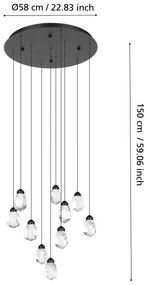 Eglo 390412 - LED Stmievateľný luster na lanku SINDICAT 10xLED/3W/230V 3000K