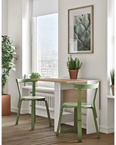 Rozkladací jedálenský stôl s doskou v dekore duba 76x28 cm Papillon – TemaHome