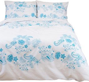 BAVLNENÉ OBLIEČKY COTTONLOVE 71464/1 160X200 CM, 2KS 70X80 CM VZOROVANÉ