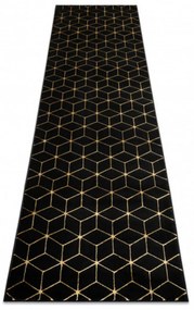 Kusový koberec Jón čierny atyp 80x200cm