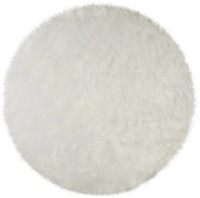 Biely okrúhly koberec ø 120 cm Sheepskin - Flair Rugs