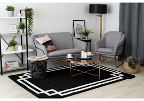 Koberec HAMPTON Lux čierny