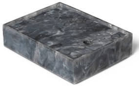 Ferm Living Úložný box Mist Charcoal 15 × 20 cm