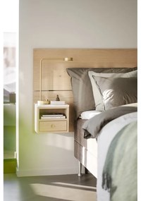 Čelo postele z dubového dreva v prírodnej farbe 240x79 cm Whitmore – Rowico