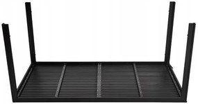 Veľký záhradný stôl v čiernej farbe