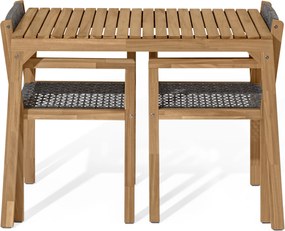 Balkónová súprava s textilným prútím