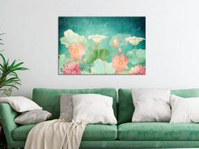 Artgeist Obraz - Fairytale Flowers (1 Part) Wide Veľkosť: 120x80, Verzia: Na talianskom plátne