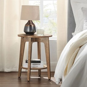 Konferenčný stolík NORDIC, 40x50cm, hnedá Vasagle