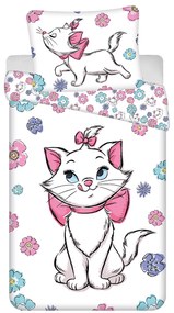 Jerry Fabrics Bavlnené obliečky 140x200 + 70x90 cm - Marie Cat "Floral"