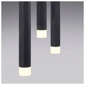 Leuchten Direkt 15205-18 - LED Luster na lanku BRUNO 5xLED/4,8W/230V čierna