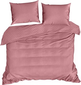 SATÉNOVÉ OBLIEČKY VERA 160X200 CM, 2 KS 70X80 CM PUDROVÉ