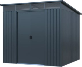 Záhradný domček BestBerg ZD-808G / 5,6 m² / 236 × 238 × 203 cm / sivá