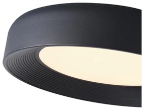 LED Stropné svietidlo LED/40W/230V 3000K čierna pr. 50 cm