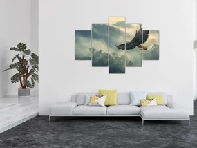Obraz - Letiaci orol (150x105 cm)