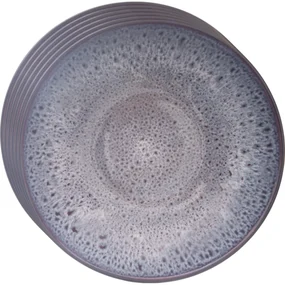 Orion Súprava keramických hlbokých tanierov Glaze fialová 20,5 cm, ks