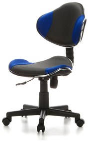hjh OFFICE Detská otočná stolička KIDDY GTI-2 (sivá/modrá) (100293482)