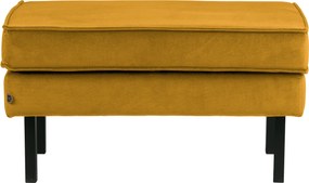 BePureHome Rodeo zamatový ottoman - Okrová