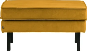 BePureHome Rodeo zamatový ottoman - Okrová