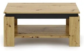 Konferenčný stolík LUNO dub artisan/čierna