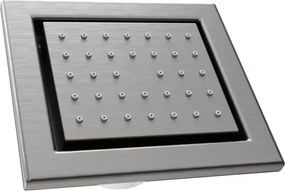 Mexen - podmietková sprchová tryska, štvorcová, 130x120 mm, grafitová, 79365-66