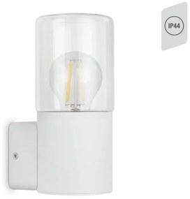 Briloner 320506TF - Vonkajšie nástenné svietidlo 1xE27/12W/230V IP44 biela