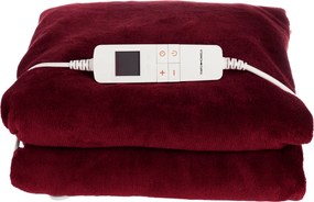 Elektrická vyhrievacia deka MEDISA, vínová