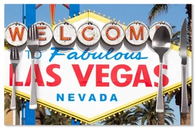 Sablio Prestieranie Welcome to Las Vegas: 40x30cm