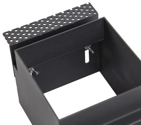 Zápustený reflektor čierny GU10 AR70 bez rámu - Oneon