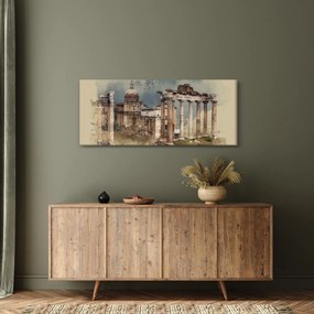 Obraz - Forum Romanum, Rím, Taliansko (120x50 cm)