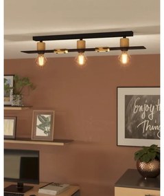 Eglo 43751 - Stropné svietidlo BRAMERTON 3xE27/40W/230V
