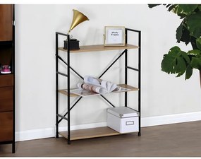 BONTEC Regál, mdf, hnedá, GD-223 OAK Farba: Prírodné