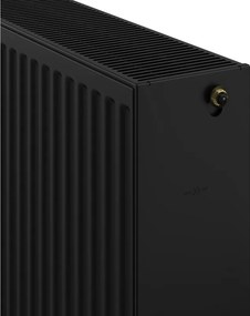 Mexen CC33, panelový radiátor 300 x 2200 mm, spodné stredové pripojenie, 2936 W, čierna, W6C33-030-220-70