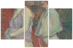 Obraz - Henri de Toulouse-Lautrec, Rue des Moulins, reprodukcia (90x60 cm)