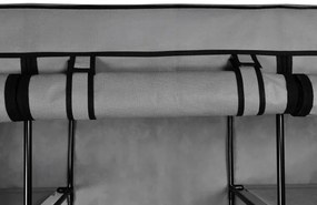 Šatníková skriňa MIRA MAXI antracitová