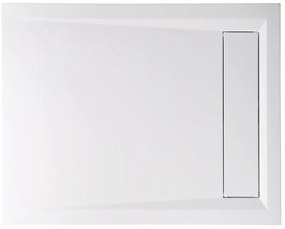 Polysan Polysan, VARESA sprchová vanička z liateho mramoru so záklopom, obdĺžnik 110x90x4cm, 72938