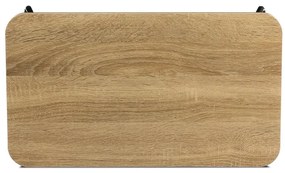 Autronic BONTEC Odkladací stolík 53x30x22cm, mdf, hnedá, GD-022 OAK Farba: Hnedá