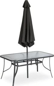 Záhradný nábytok NEBRASKA, čierna