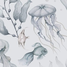 Tapeta mágie oceánu béžová 280×100 cm