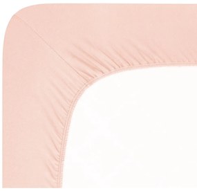 Svetloružová napínacia plachta jersey 90x200 cm Boxspring – Andrea Simone