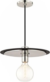 Toolight Toolight, závesné svietidlo 1xE27 APP1214-1CP, čierna matná, OSW-40027