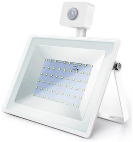 Aigostar B.V. Aigostar - LED Reflektor so senzorom LED/50W/230V 6400K IP65 biela 100501RBC