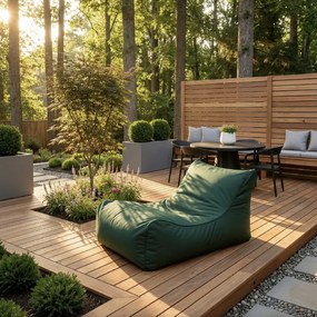 Sedací vak Master Outdoor – pohodlné kreslo z vodeodolného polyesteru Farba: Modrý