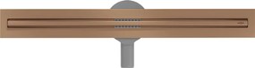 Mexen Flat 360° Slim sprchový žľab 50 cm, medená matná, 1C41050