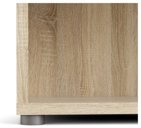 Modulárna knižnica v dekore duba v prírodnej farbe 89x189 cm Prima – Tvilum