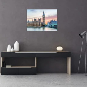 Obraz - Londýn v pastelových farbách (70x50 cm)